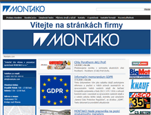 Tablet Screenshot of montako.com